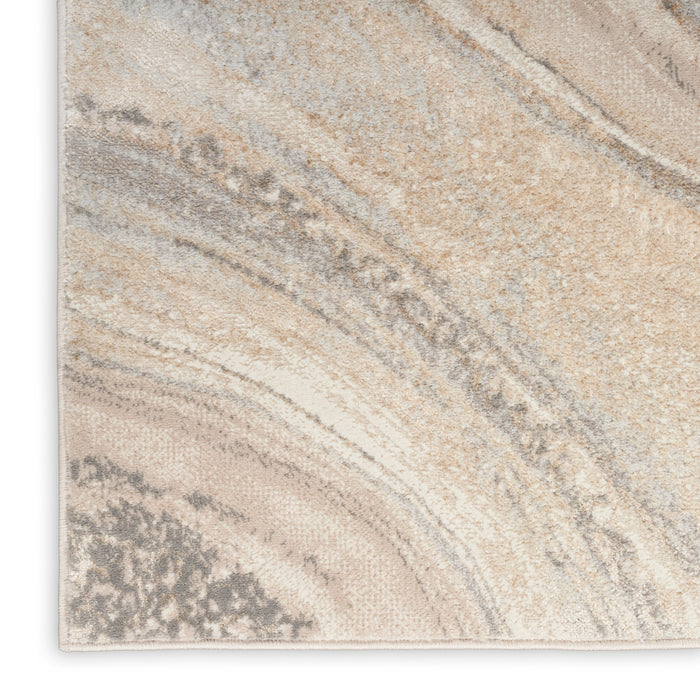 The Rug Corner Nourison Home Nourison Home - Splash Cream/Grey Area Rug BSK03