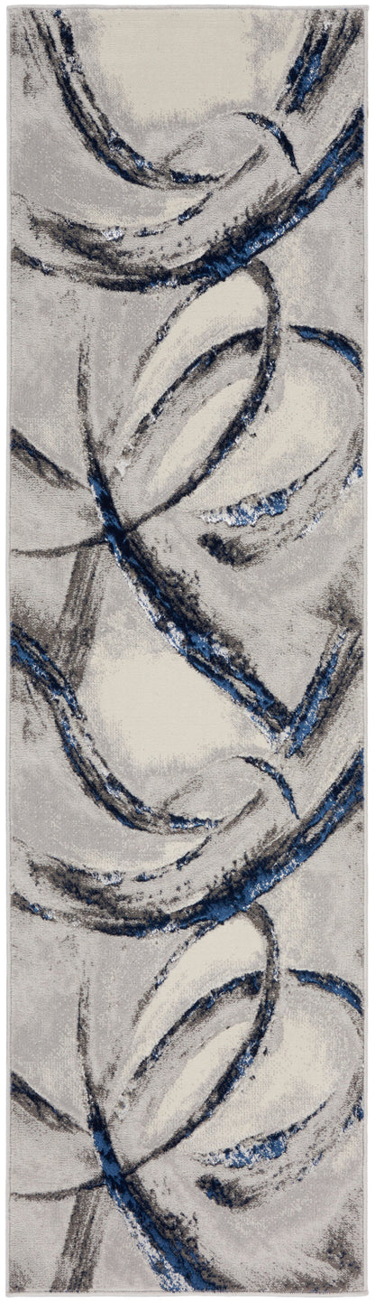 The Rug Corner Nourison Home Splash BSK02 GRYNV Area Rugs
