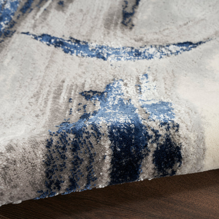 The Rug Corner Nourison Home Splash BSK02 GRYNV Area Rugs