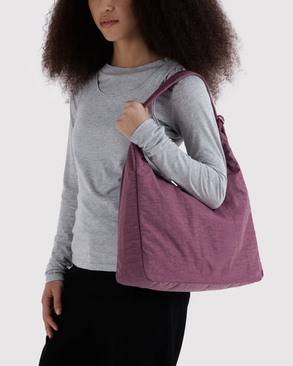 Nylon Shoulder Bag | Wild Plum - BAGGU