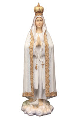 Our Lady of Fatima Statue in Color 10"