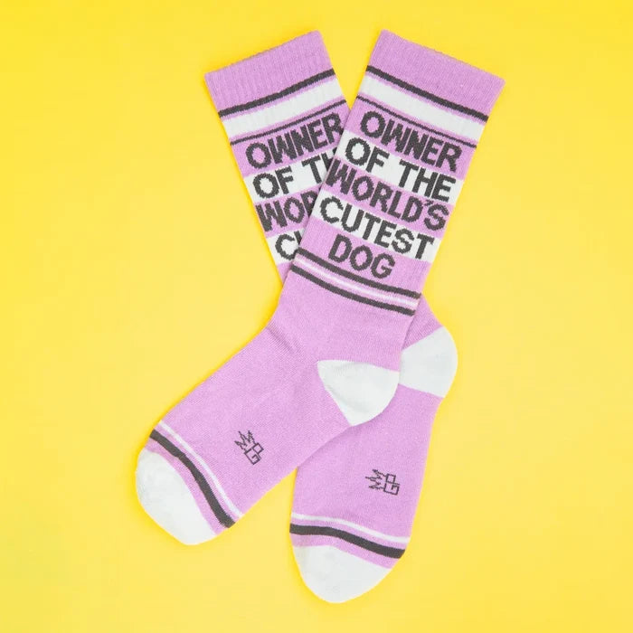 Owner of The World's Cutest Dog Gym Crew Socks