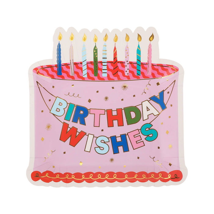 Packed Party – Make a Wish Cake Dessert Plate by Packed Party at Confetti Gift and Party Tuscaloosa Alabama