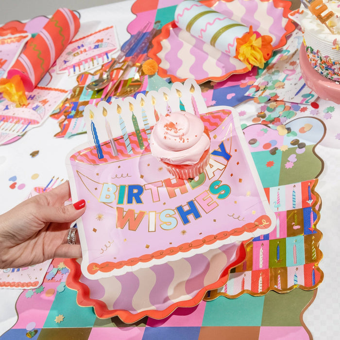 Packed Party – Make a Wish Cake Dessert Plate by Packed Party at Confetti Gift and Party Tuscaloosa Alabama