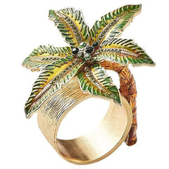 Palm Coast Napkin Ring Set - Maisonette Shop