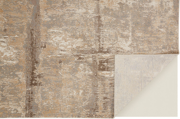The Rug Corner Feizy Parker Transitional Abstract - Tan/Ivory/Brown