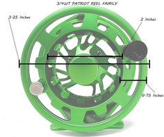 Patriot Reel - Flat Green