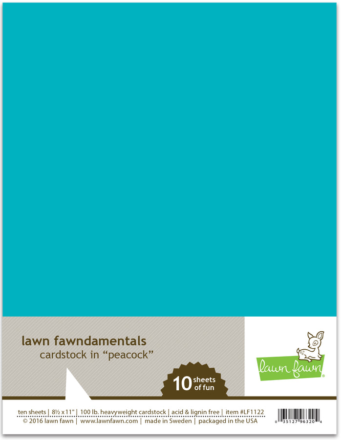 peacock cardstock