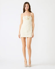 PEONY DRESS PRISTINE IVORY