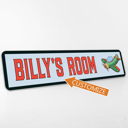Personalized Boy's Room Kid Sign