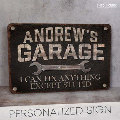 Personalized Garage Sign - Garage/Workshop/Shop