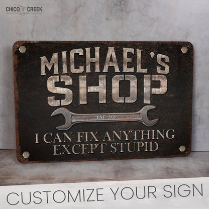 Personalized Garage Sign - Garage/Workshop/Shop