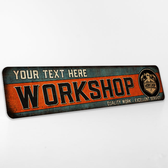 Personalized Workshop Garage Sign
