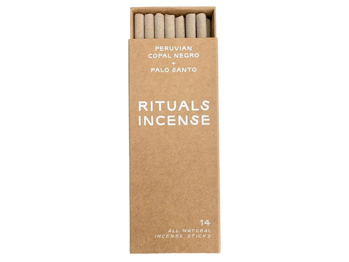 PERUVIAN COPAL NEGRO + PALO SANTO INCENSE | PACK OF 14 - RITUALS INCENSE