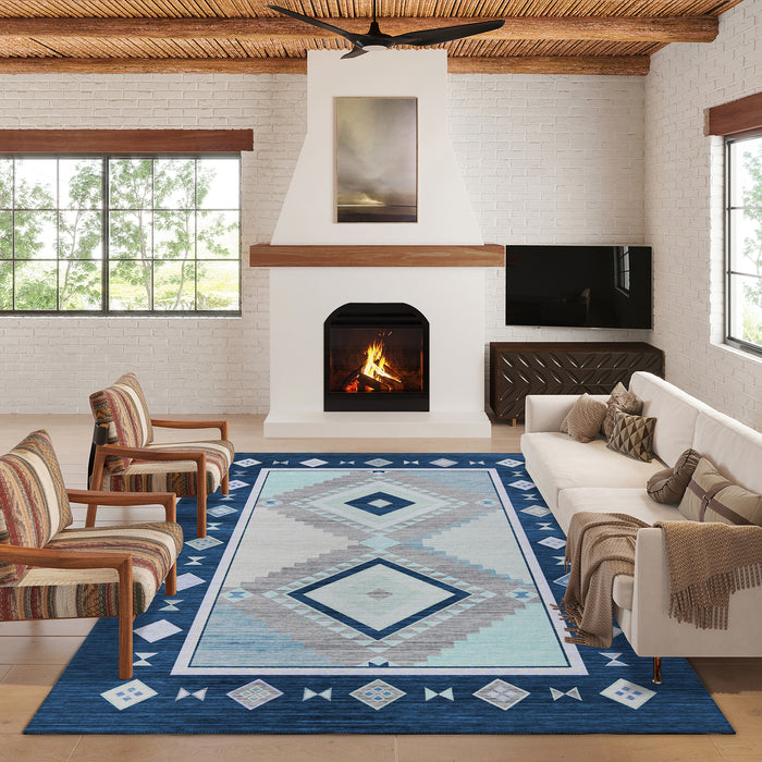 lifestyle The Rug Corner Dalyn Phoenix PH2 Denim  Phoenix PH2 Denim