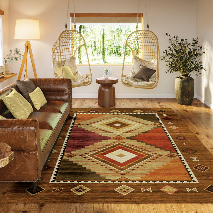 lifestyle The Rug Corner Dalyn Phoenix PH2 Walnut  Phoenix PH2 Walnut
