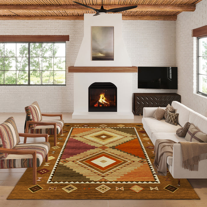 lifestyle The Rug Corner Dalyn Phoenix PH2 Walnut  Phoenix PH2 Walnut