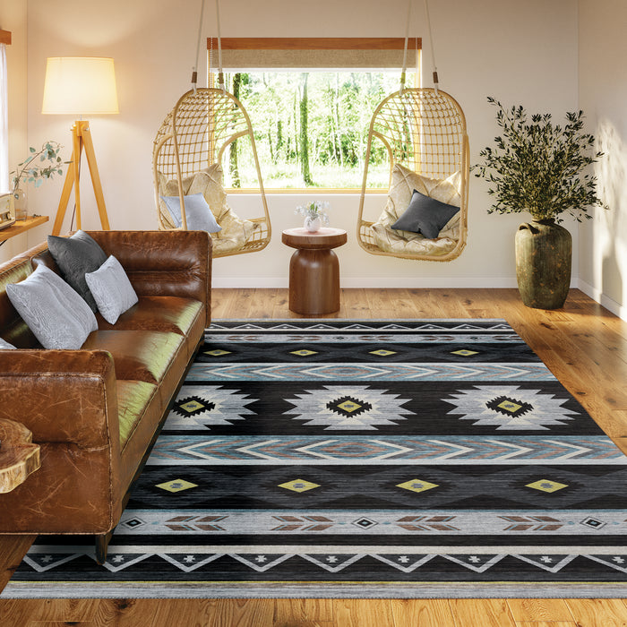 lifestyle The Rug Corner Dalyn Phoenix PH3 Black  Phoenix PH3 Black