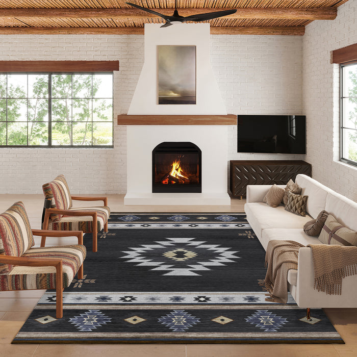 lifestyle The Rug Corner Dalyn Phoenix PH4 Black  Phoenix PH4 Black