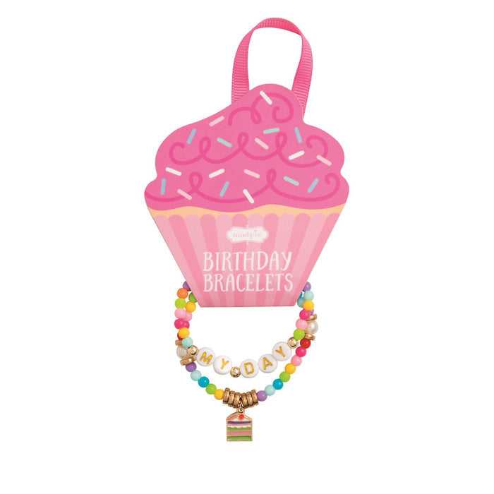 Pink Birthday Bracelets by Mud Pie at Confetti Gift and Party Tuscaloosa Alabama