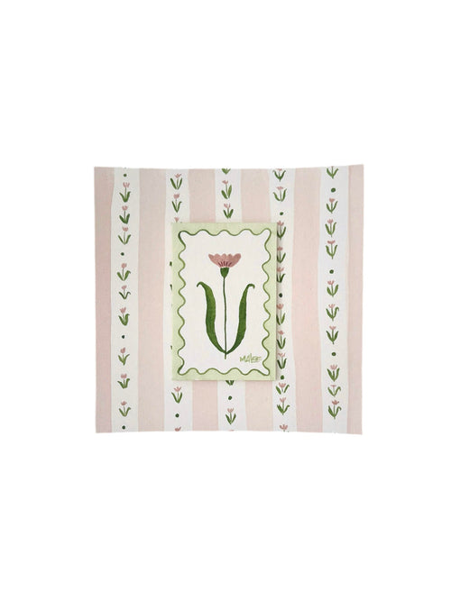 Pink Patterned Stripes I