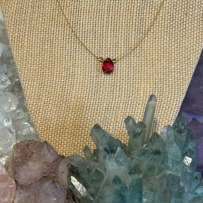 Pink Tourmaline Necklace