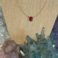 Pink Tourmaline Necklace