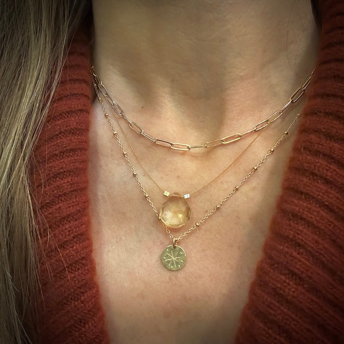 Pink Tourmaline Necklace