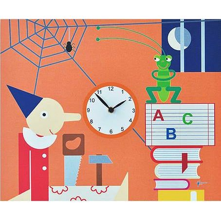 Pinocchio Wall Clock - Made in Italy - Time for a Clock