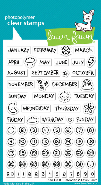 plan on it: calendar
