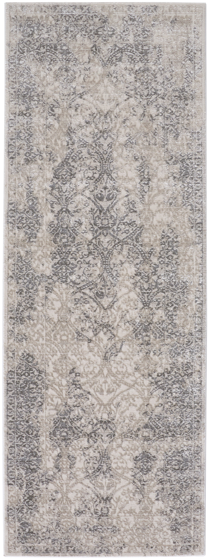 The Rug Corner Feizy Prasad Modern Distressed - Ivory/Gray/Black