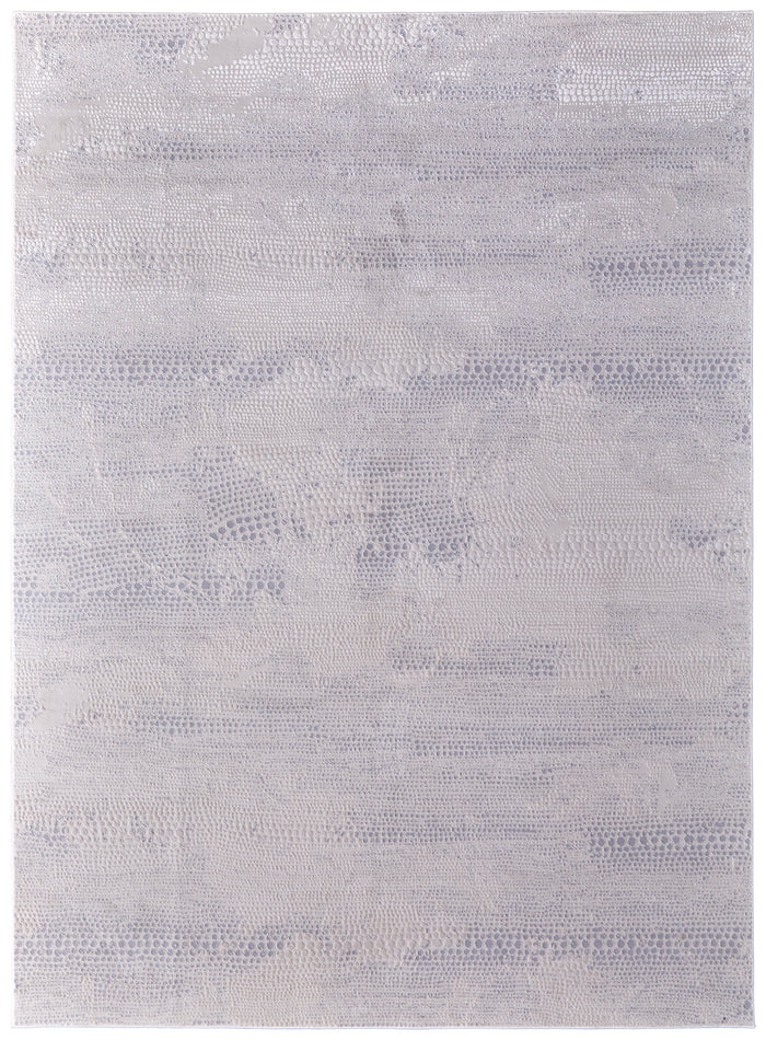 The Rug Corner Feizy Prasad Modern Distressed - Ivory/Silver/Gray