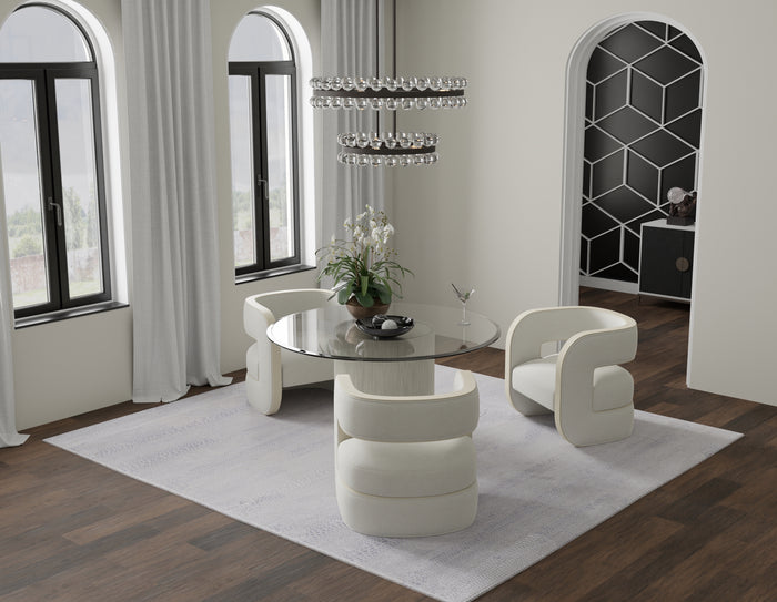 The Rug Corner Feizy Prasad Modern Distressed - Ivory/Silver/Gray
