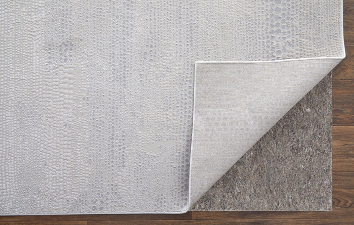 The Rug Corner Feizy Prasad Modern Distressed - Ivory/Silver/Gray