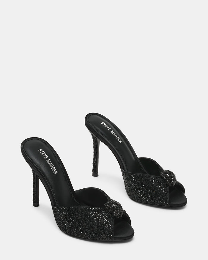 PRIYA BLACK RHINESTONES