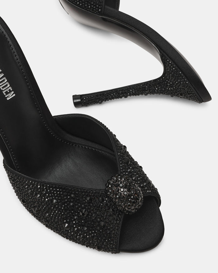 PRIYA BLACK RHINESTONES