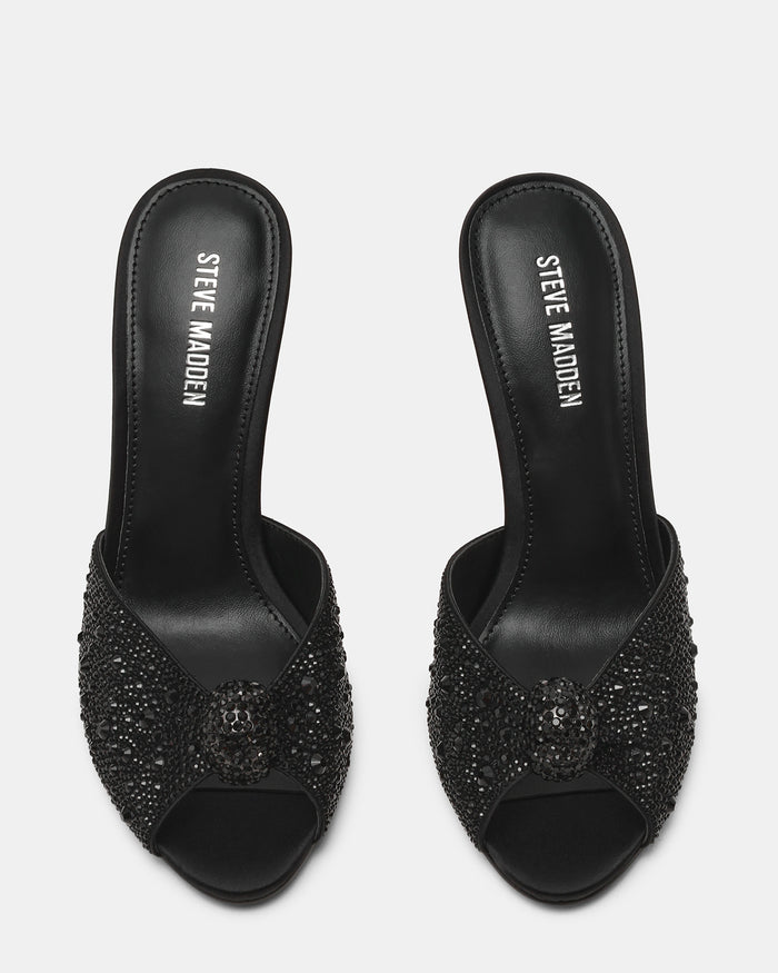 PRIYA BLACK RHINESTONES