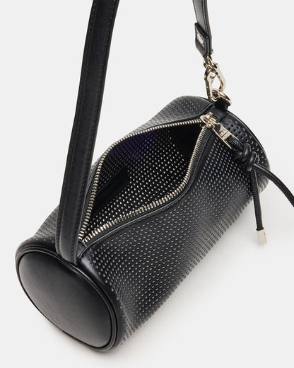 PRIYA PERFORATED BAG BLACK