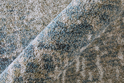 The Rug Corner Feizy Richmond Modern Abstract - Ivory/Blue/Green