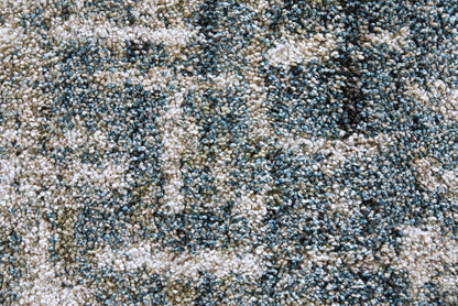 The Rug Corner Feizy Richmond Modern Abstract - Ivory/Blue/Green