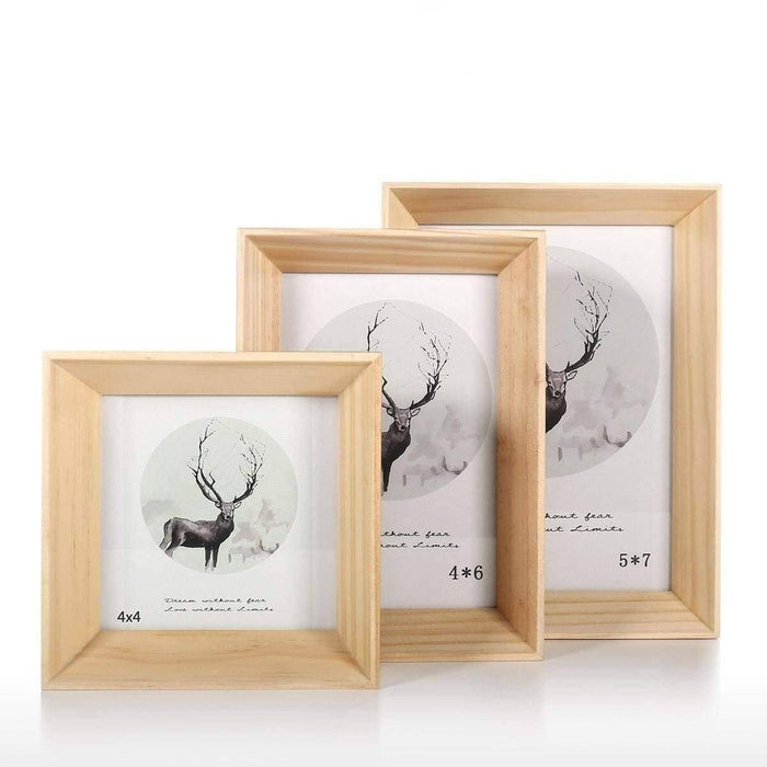 Rustic Wood Picture Frame - Handcrafted & Personalized Home Decor
