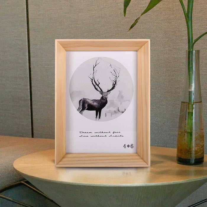 Rustic Wood Picture Frame - Handcrafted & Personalized Home Decor