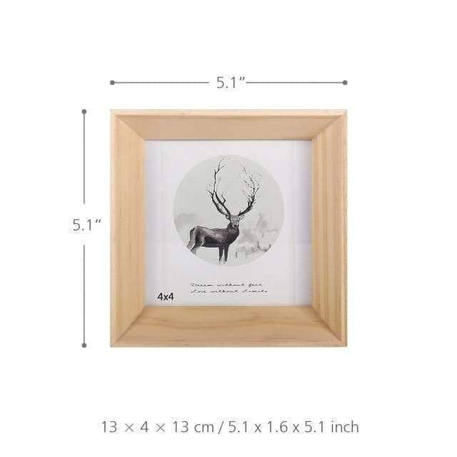 Rustic Wood Picture Frame - Handcrafted & Personalized Home Decor