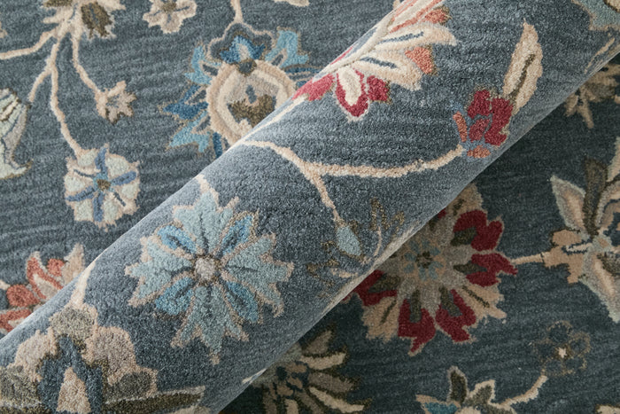 The Rug Corner Feizy Rylan Transitional Oriental - Gray/Ivory/Red