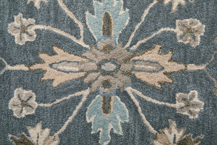 The Rug Corner Feizy Rylan Transitional Oriental - Gray/Ivory/Red