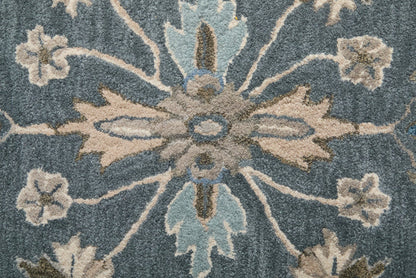 The Rug Corner Feizy Rylan Transitional Oriental - Gray/Ivory/Red