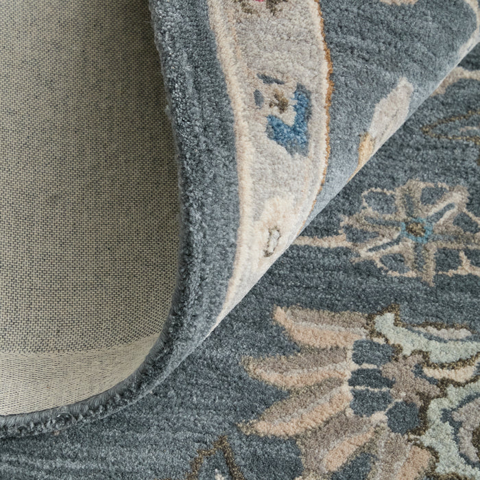 The Rug Corner Feizy Rylan Transitional Oriental - Gray/Ivory/Red