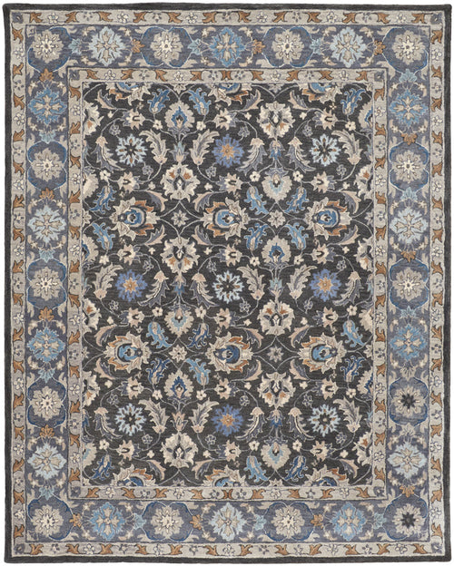 The Rug Corner Feizy Rylan Transitional Oriental - Taupe/Blue/Ivory
