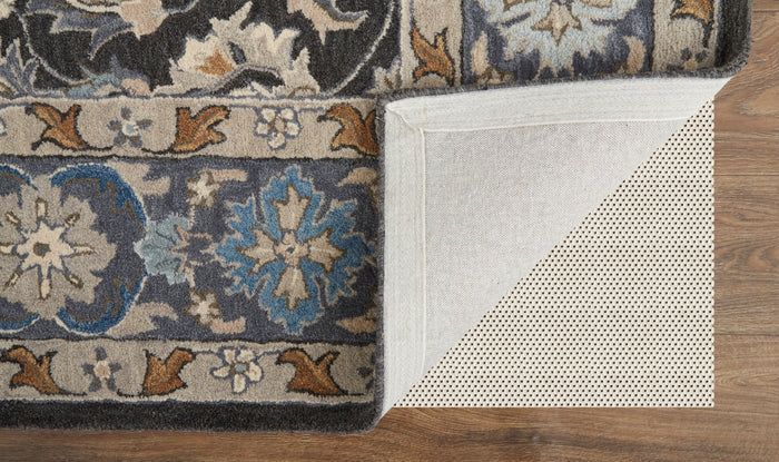 The Rug Corner Feizy Rylan Transitional Oriental - Taupe/Blue/Ivory