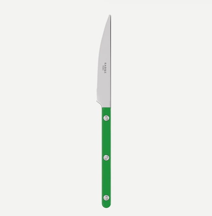 Sabre Paris GARDEN GREEN BISTROT SOLID DESSERT KNIFE